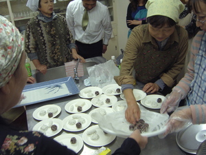 若柳金成商工会 「150年前のお菓子作り」